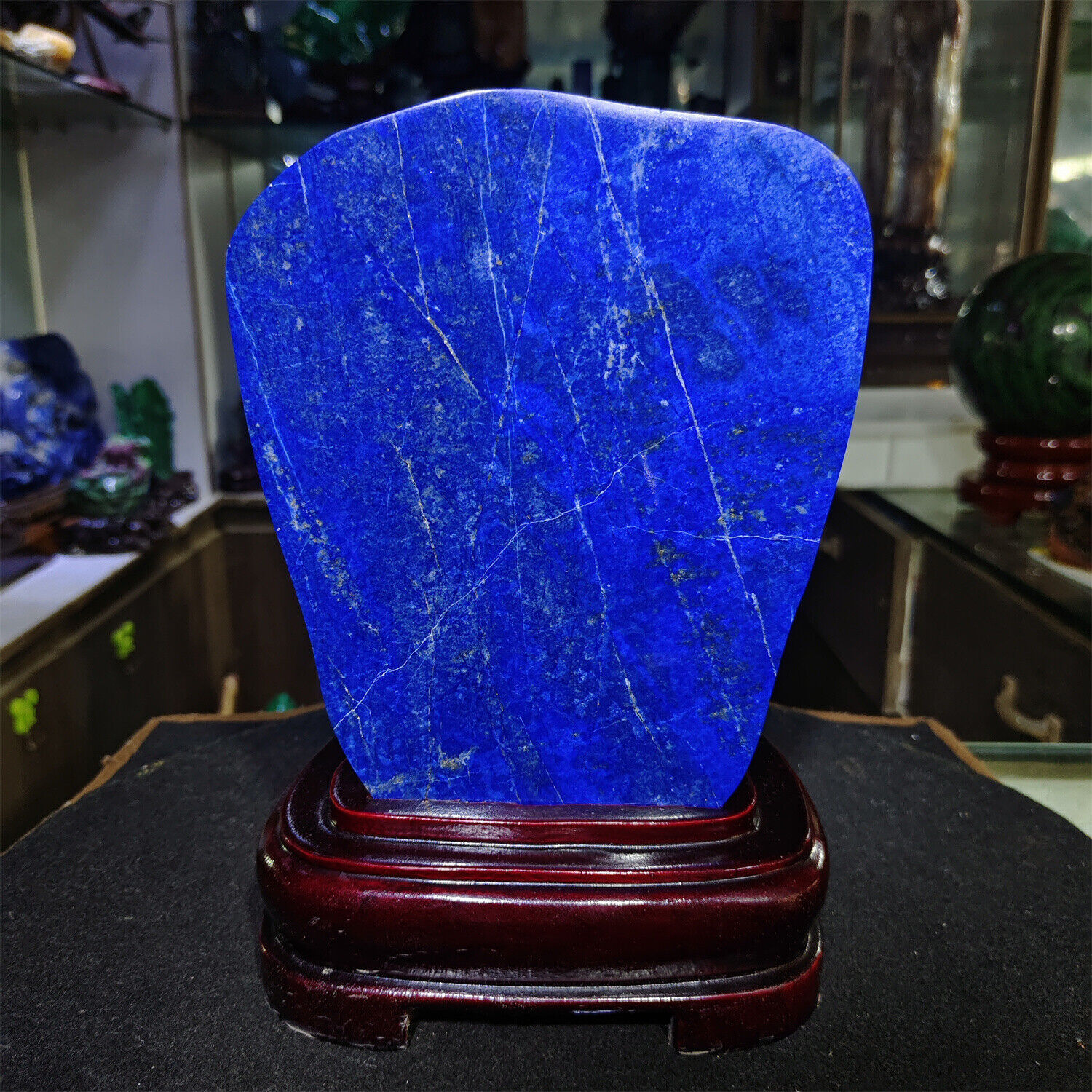 5.65kg TOP Natural Lapis lazuli Quartz Crystal irregular Furnishing articles