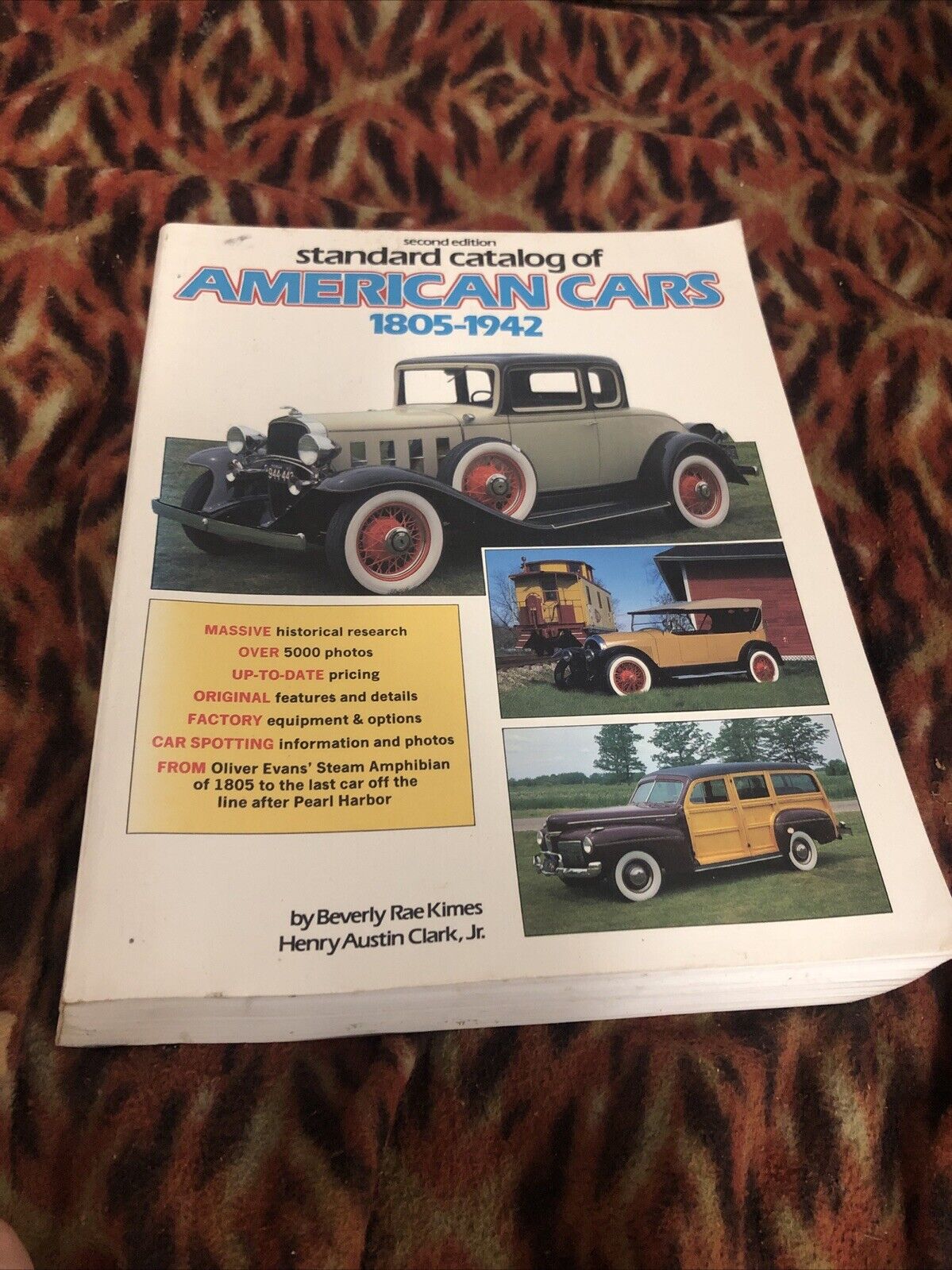 Standard Catalog of American Cars 1805-1942 2nd Ed Henty Austin Clark Jr Classic