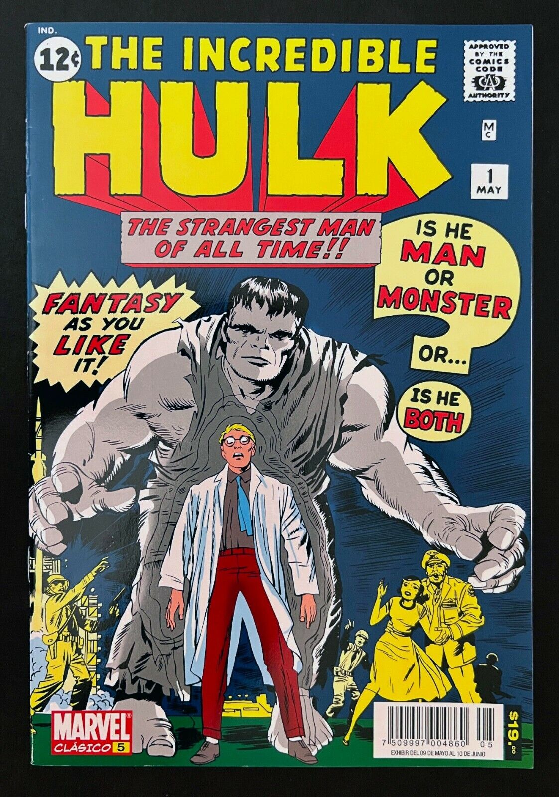 *Incredible Hulk* #1 Rare Mexican Edition Stan Lee Jack Kirby Marvel Comics 2008