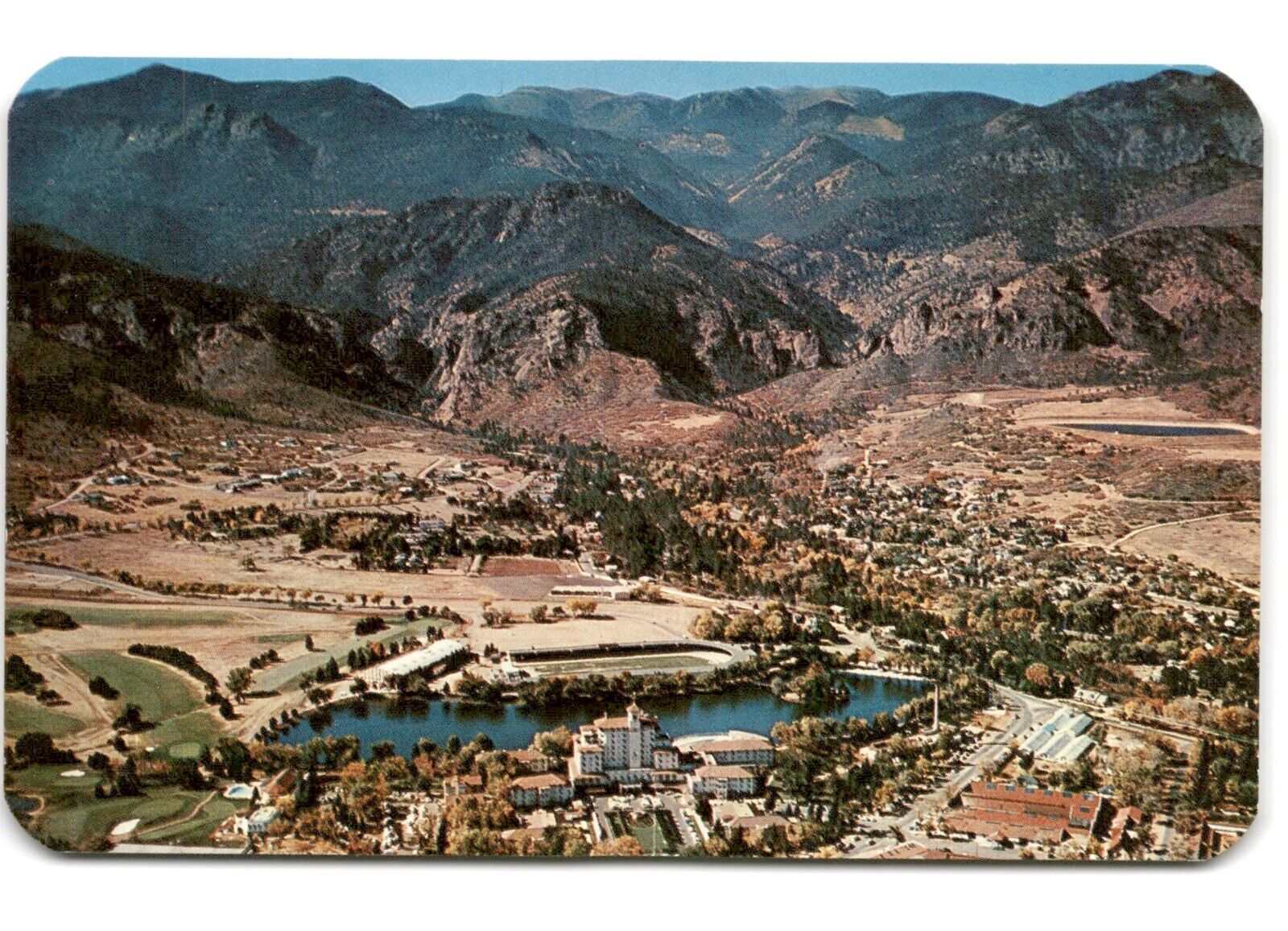 Broadmoor Hotel Vintage Chrome Postcard