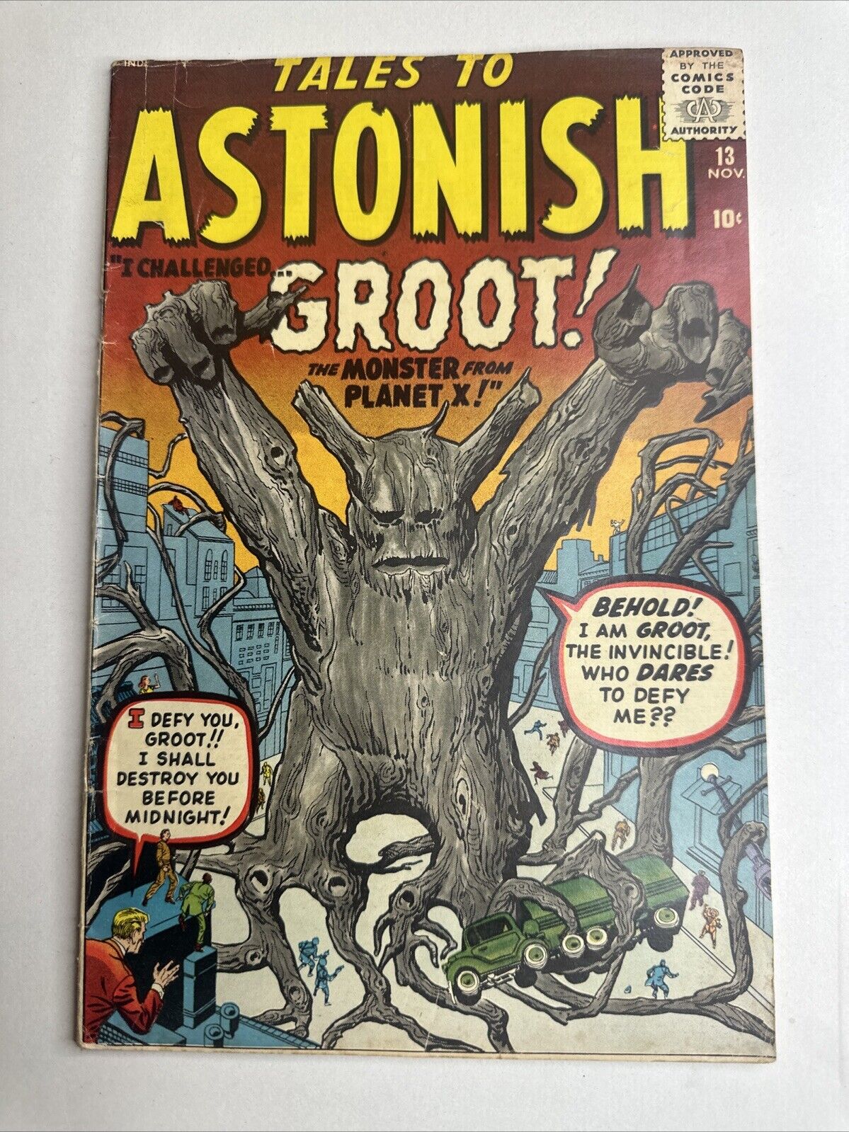 TALES to ASTONISH # 13 MARVEL COMICS 1960 KEY 1st GROOT APP - Read Desc