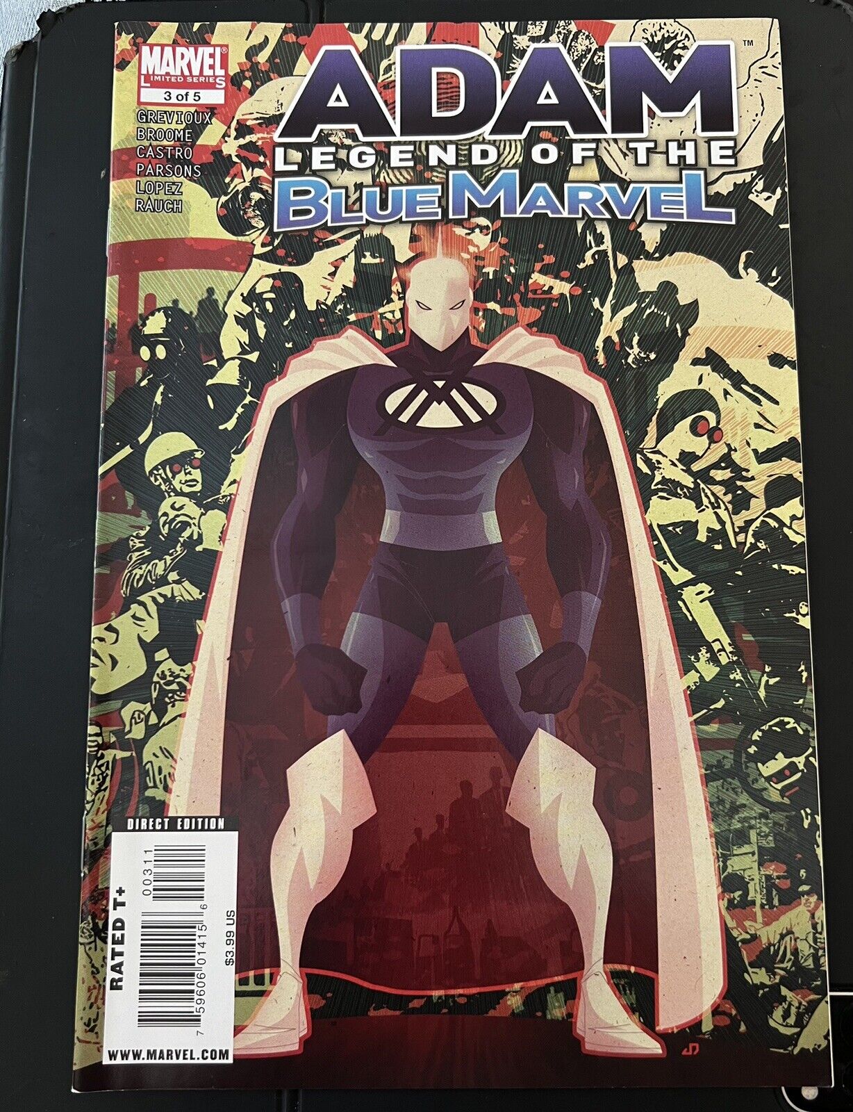 Adam Legend of the Blue Marvel #3 (2009) - Original
