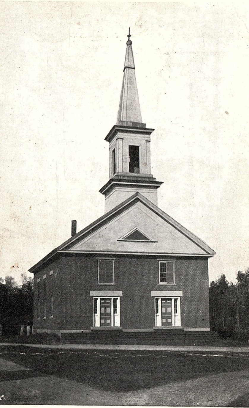 c1910 HARRISVILLE NEW HAMPSHIRE CONGREGATIONAL CHURCH POSTCARD P818