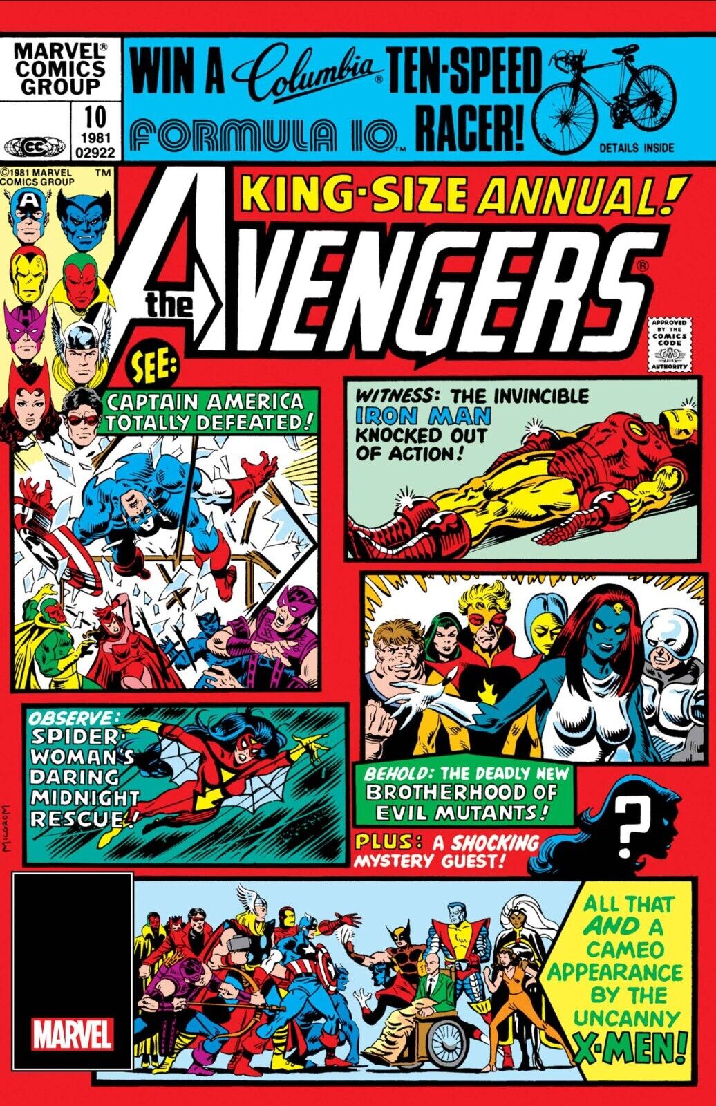 Avengers (1963) Annual 10 Facsimile & Foil | Marvel Comics | COVER SELECT