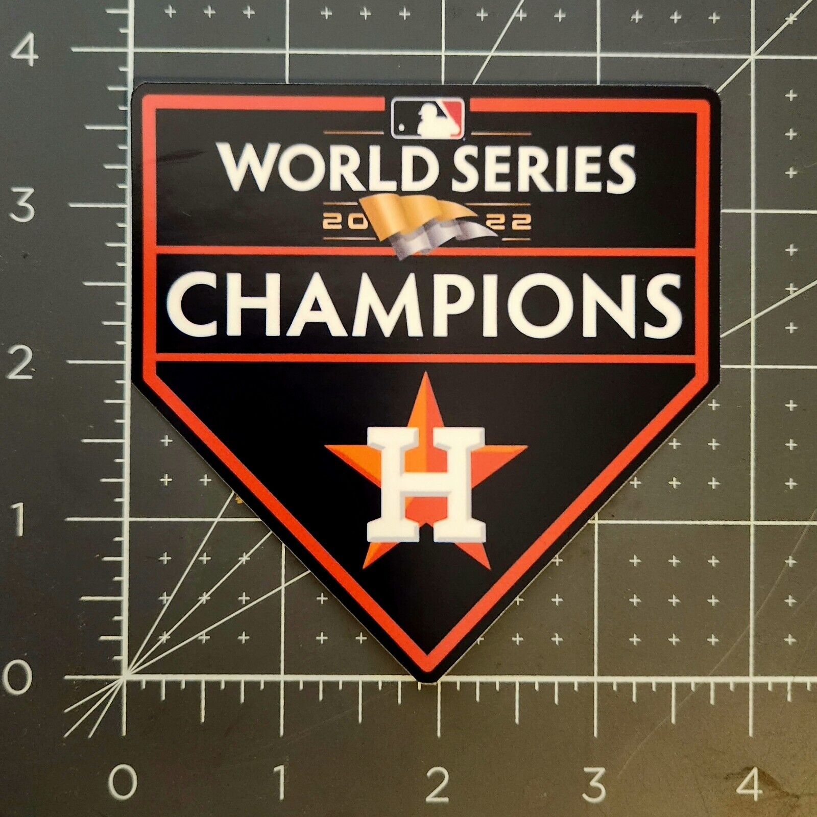 Houston Astros World Series Champions 2022 Vinyl Sticker Base