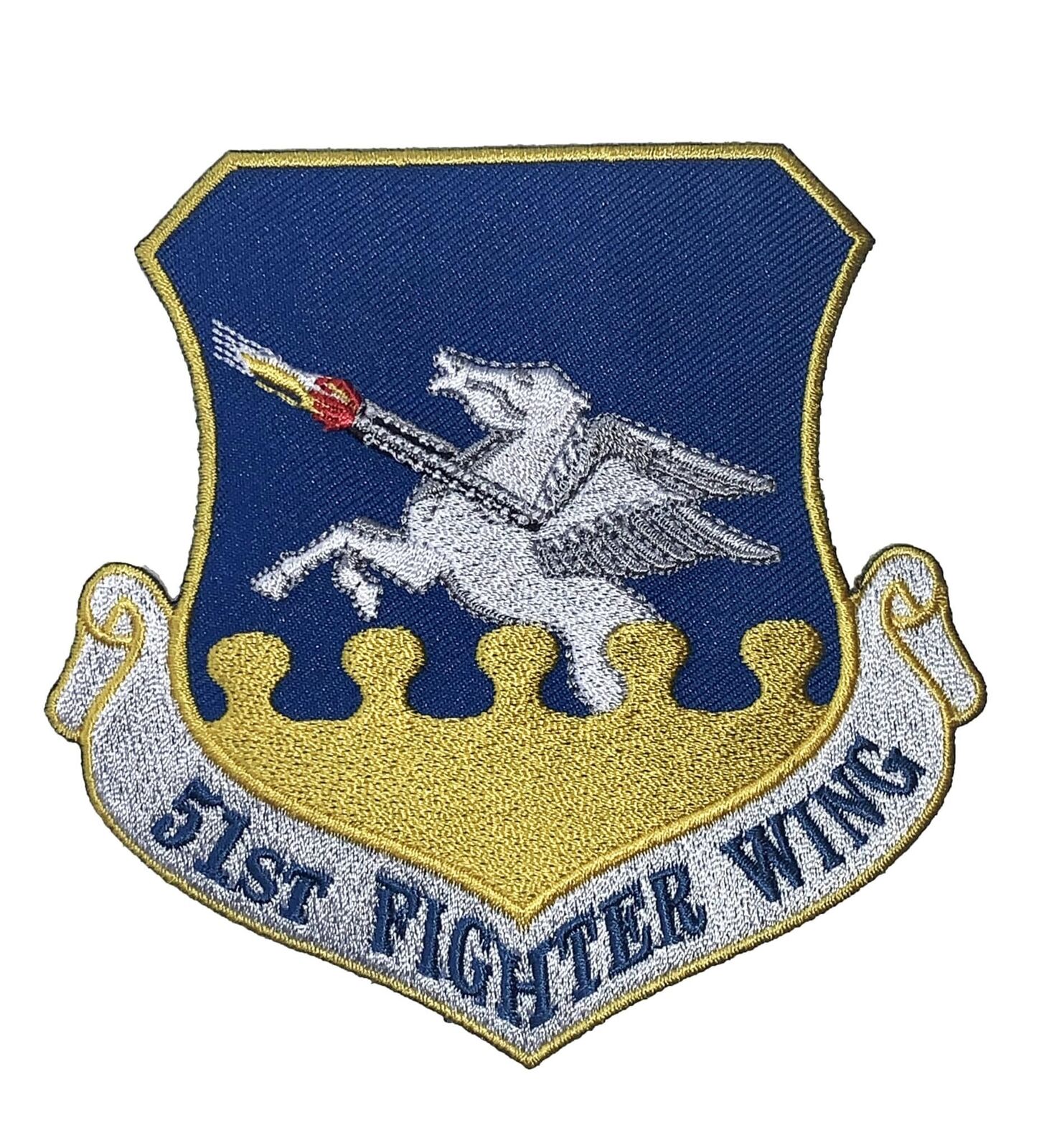 51st Fighter Wing Patch – Plastic Backing, 3.5\