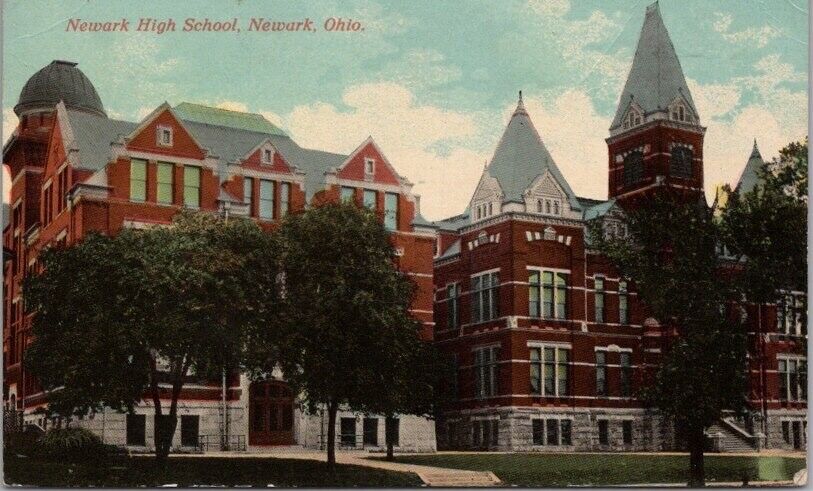 Vintage 1910s NEWARK, Ohio Postcard 