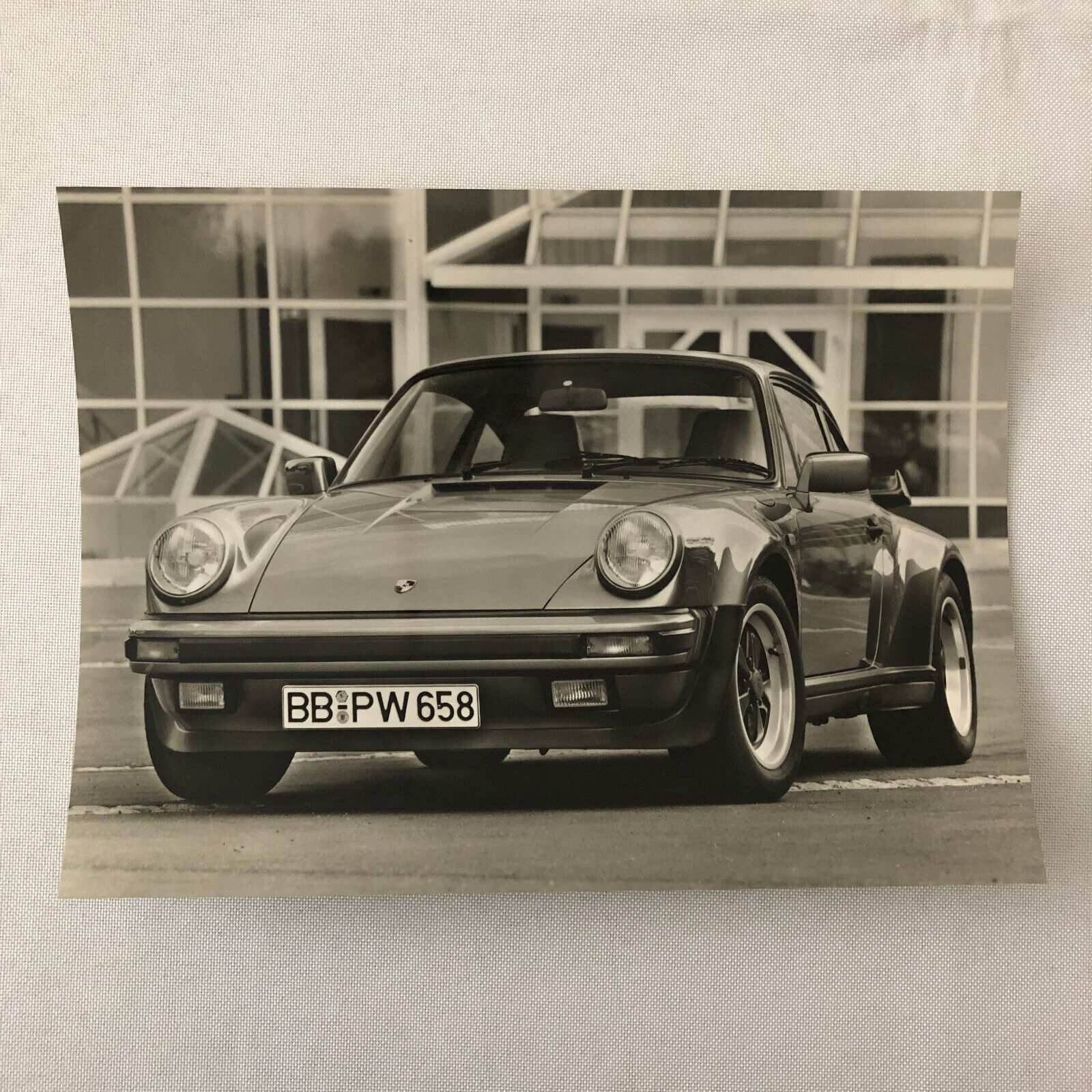 1988 Porsche 911 Turbo Factory Press Photo Photograph Print Werkfoto