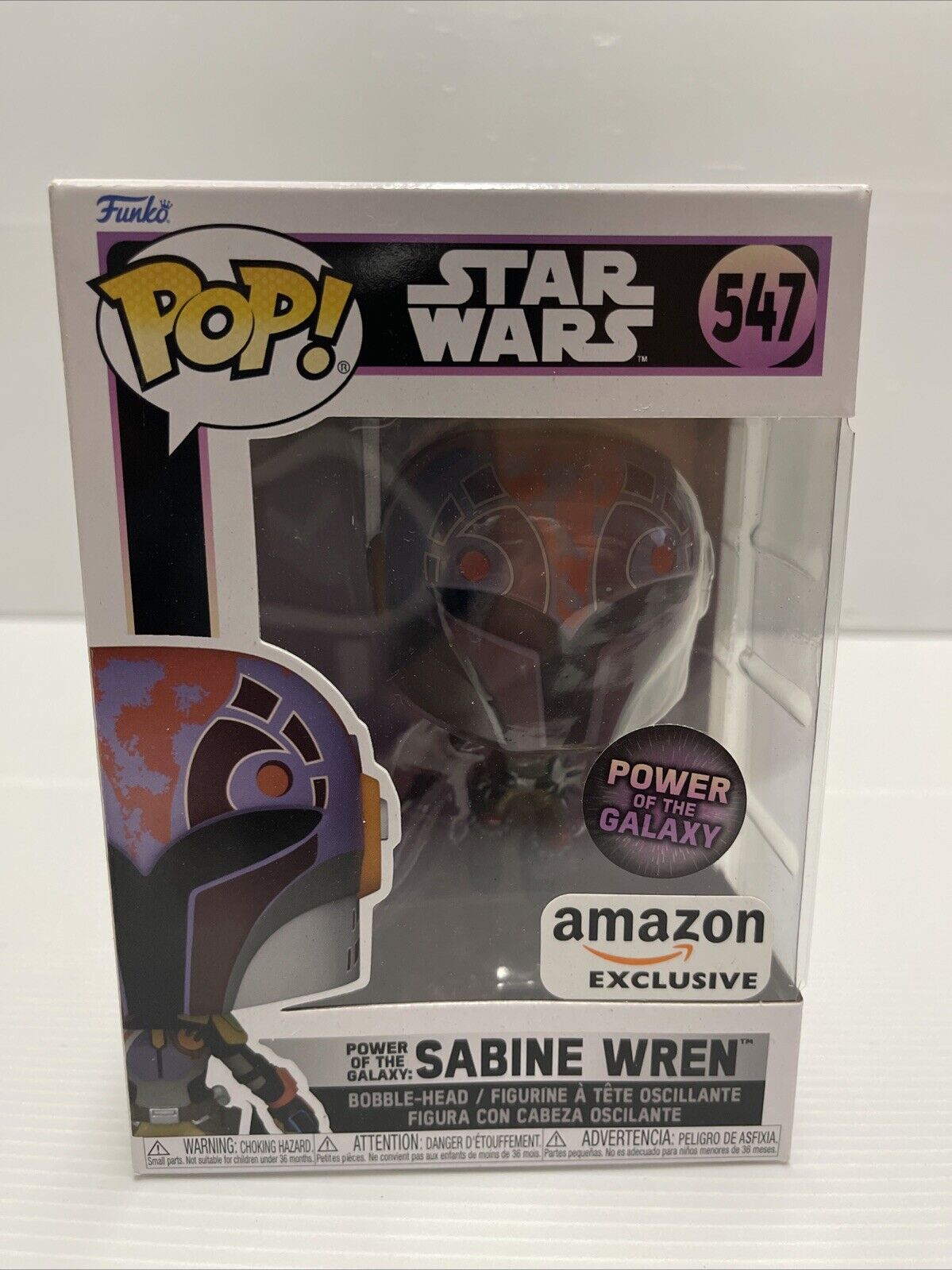 Funko Pop Star Wars #547 Sabine Wren Amazon Exclusive Power of the Galaxy POTG