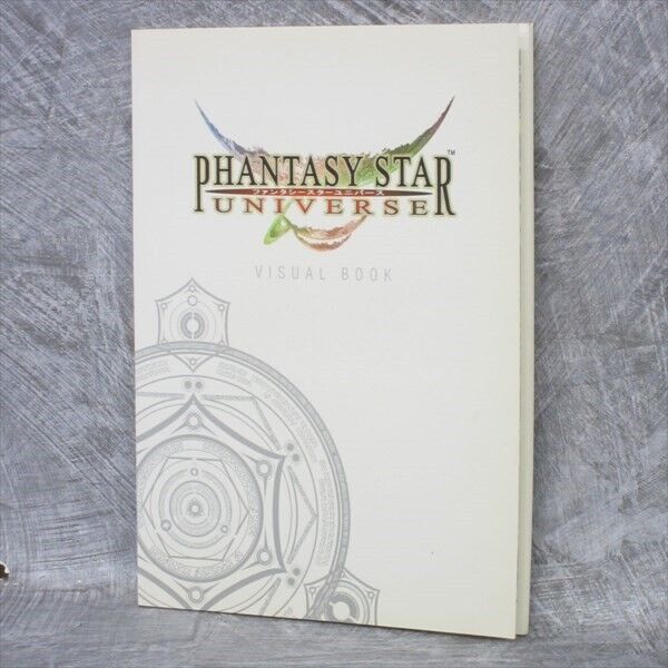 PHANTASY STAR UNIVERSE Visual Book w/CD Art Fan Sony PS2 Japan 2006 Sega Ltd
