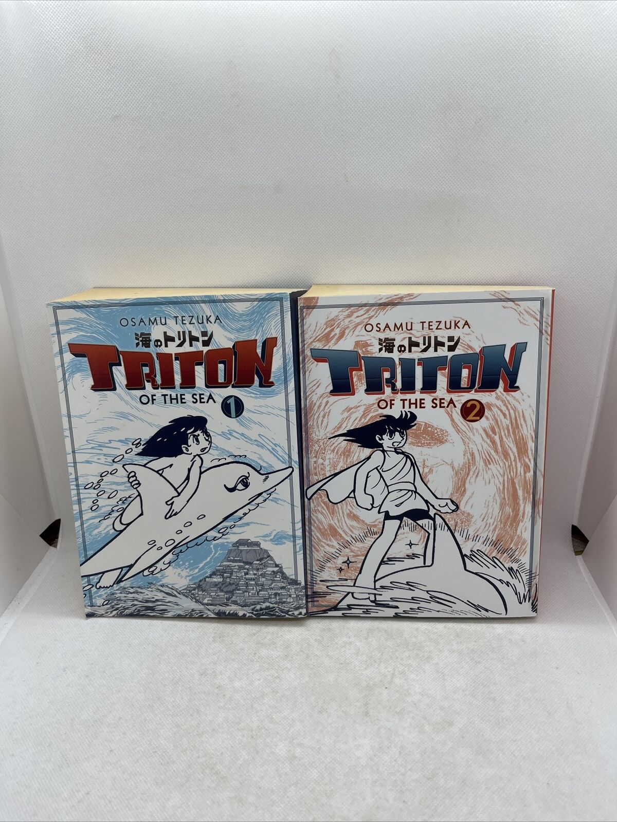 Triton of the Sea Volume 1 And Volume 2 Paperback English Manga Osamu Tezuka