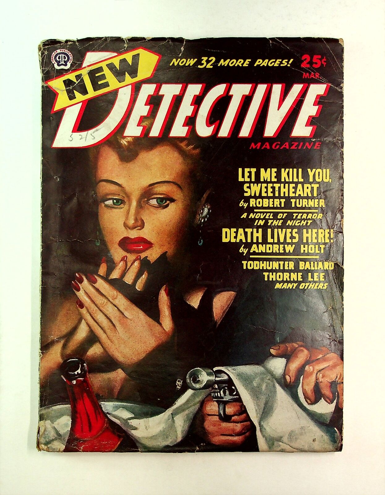 New Detective Magazine Pulp Mar 1947 Vol. 9 #4 VG- 3.5