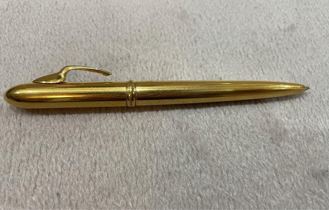 Phantom grade genuine Bugatti vintage gold ballpoint pen with refill #285b20