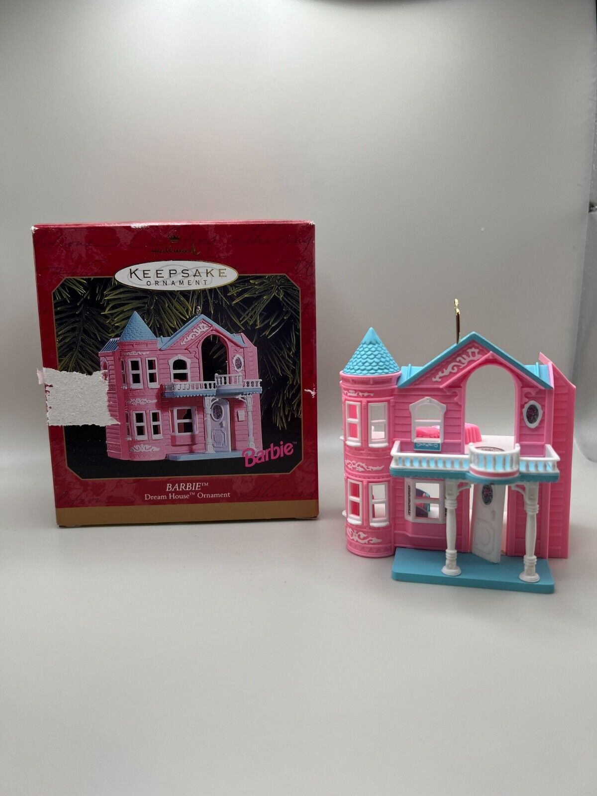 Hallmark 1998 Keepsake “Barbie Dream House” Ornament Pink
