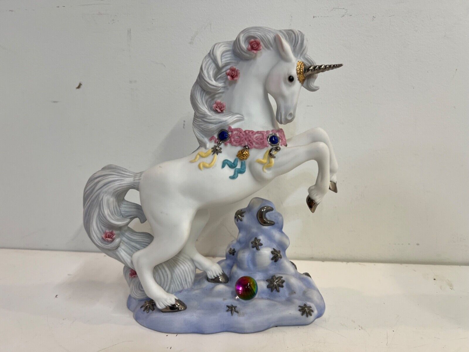 Vintage Princeton Galleries “Love’s Magician” Porcelain Unicorn  Figurine 1995