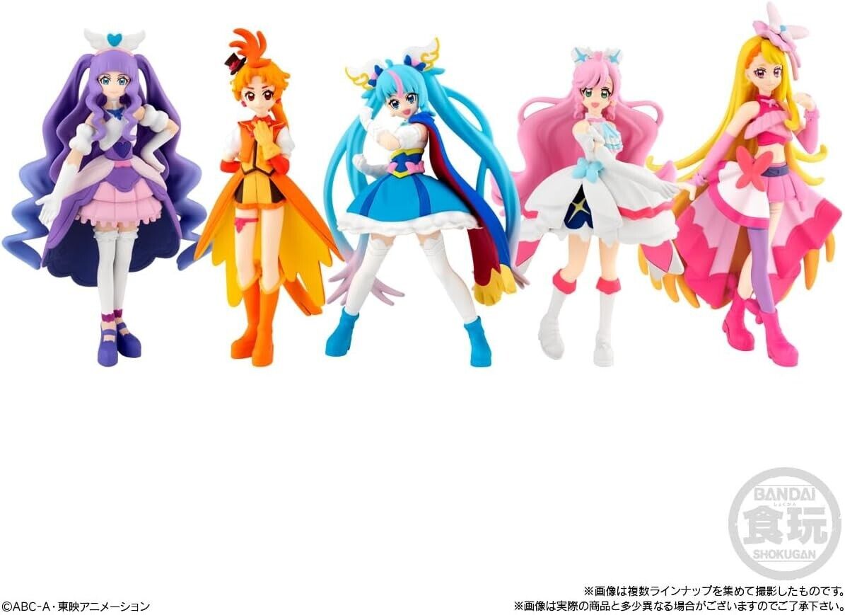 Bandai PrettyCure Soaring Sky Precure Cutie Figure 5 type set Collection Toy