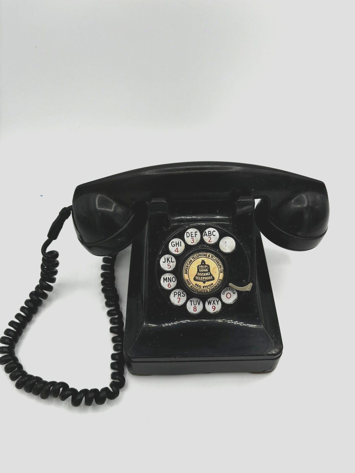 Black Vintage Rotary Phone
