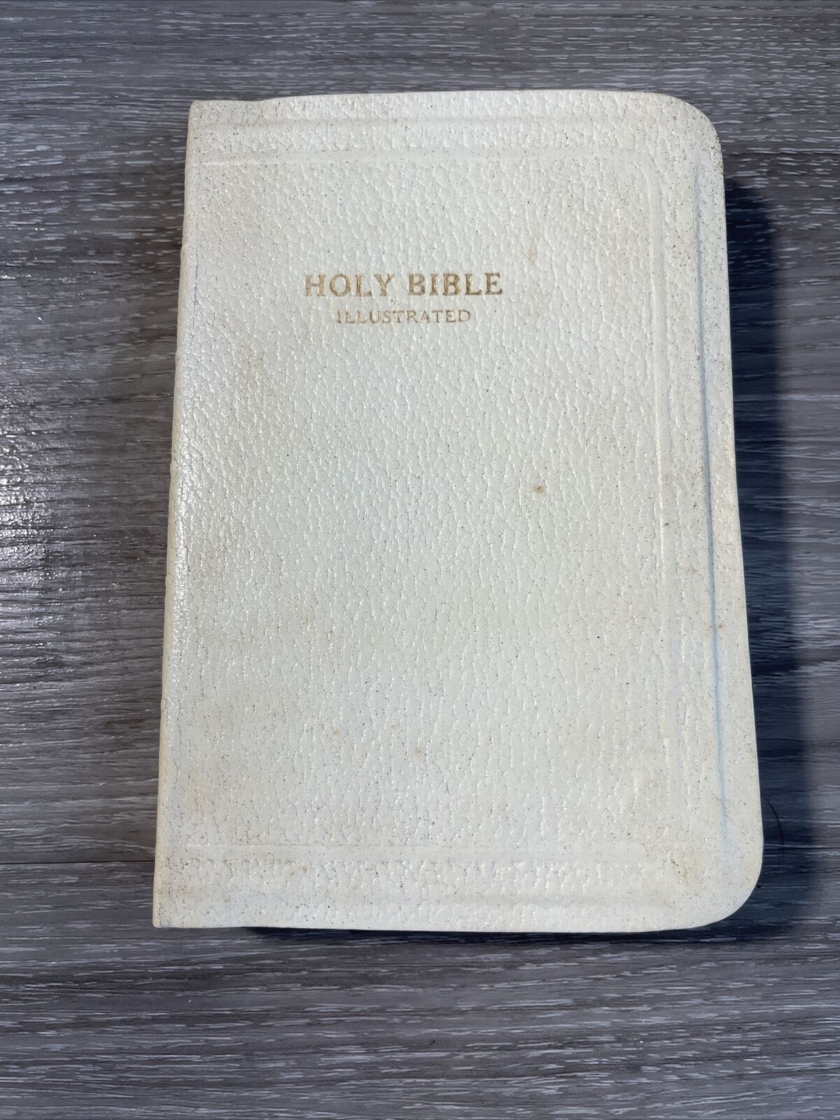 antique 1957 Holy Bible red letter edition  in original box