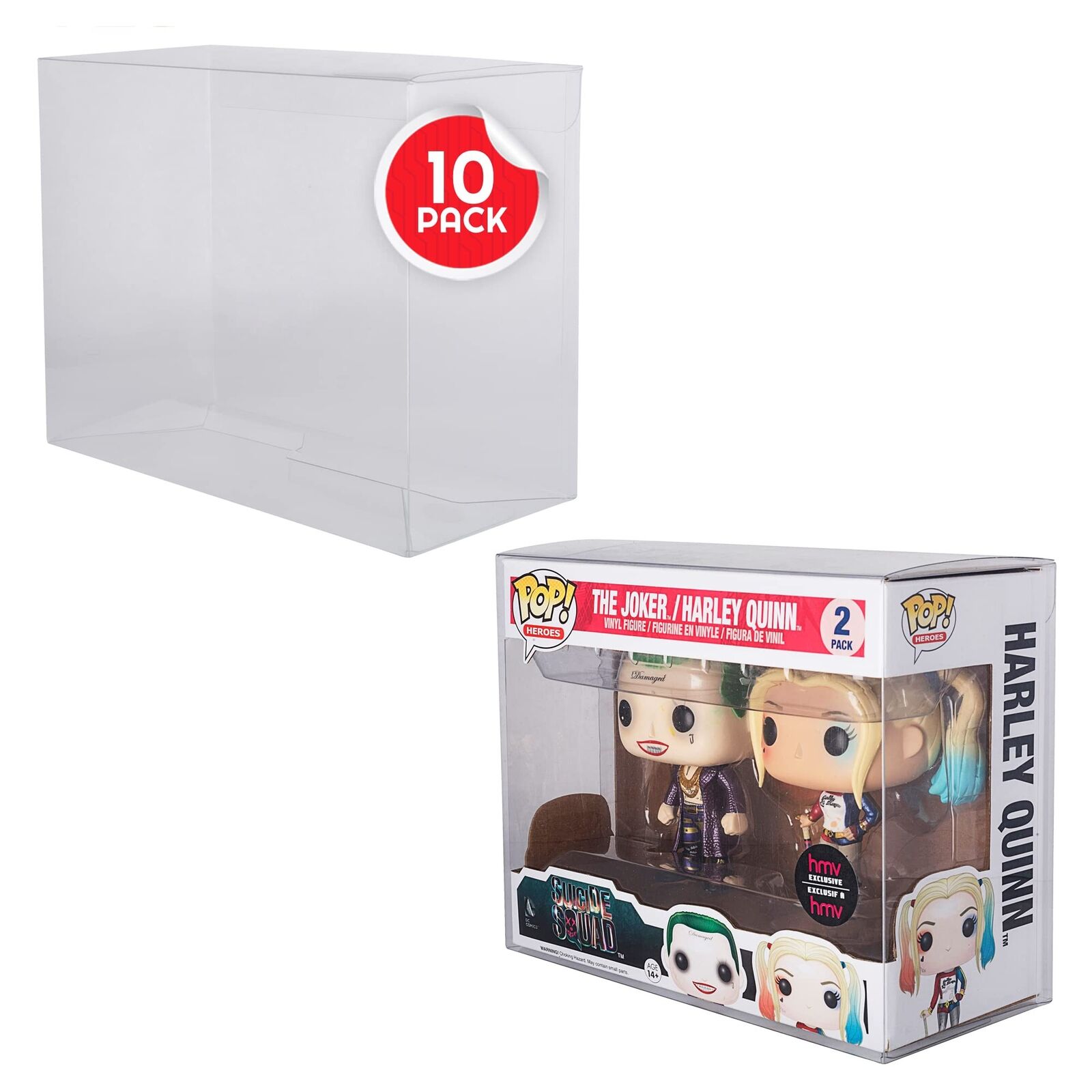 Display Case Protector for Funko Pop (Double) Clear Plastic | Acid-Free Case ...