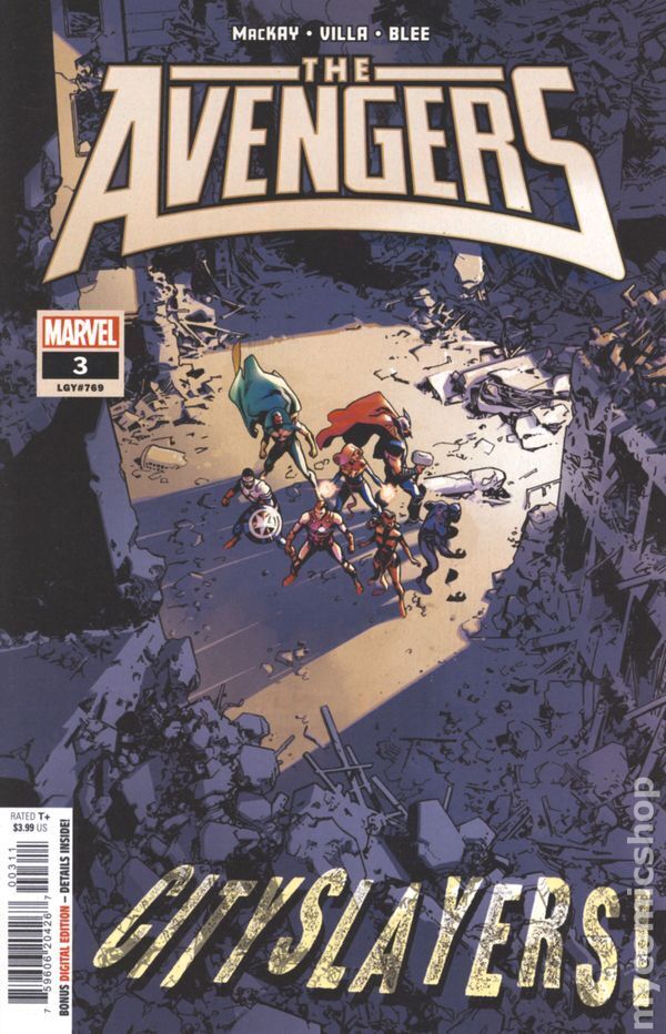 Avengers #3A VF 2023 Stock Image