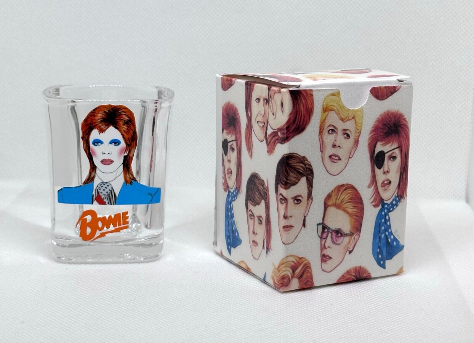 Rock Groups/Musician Shot Glasses/Matching Gift Boxes