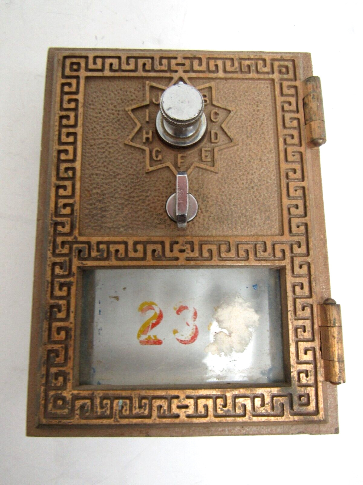 Vtg 1961 United States Postal Service Post Brass Combination Lock #234 Box Door