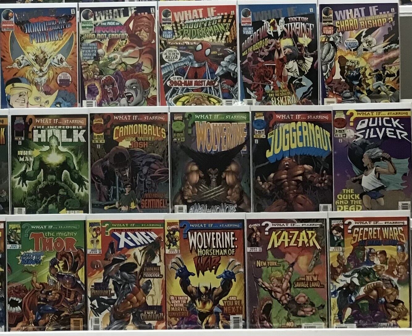 Marvel Comics - What If - Volume 2 - Comic Book Lot Of 74