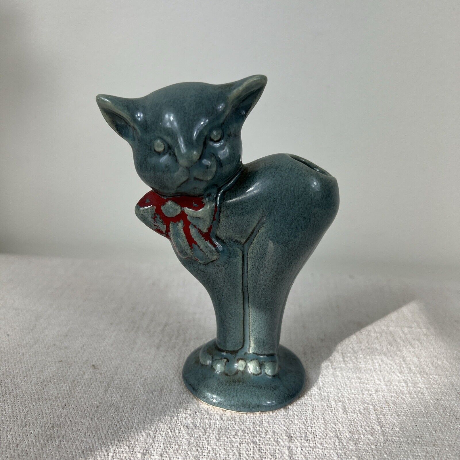 Vintage Mid Century Ceramic Cat Figurine 5