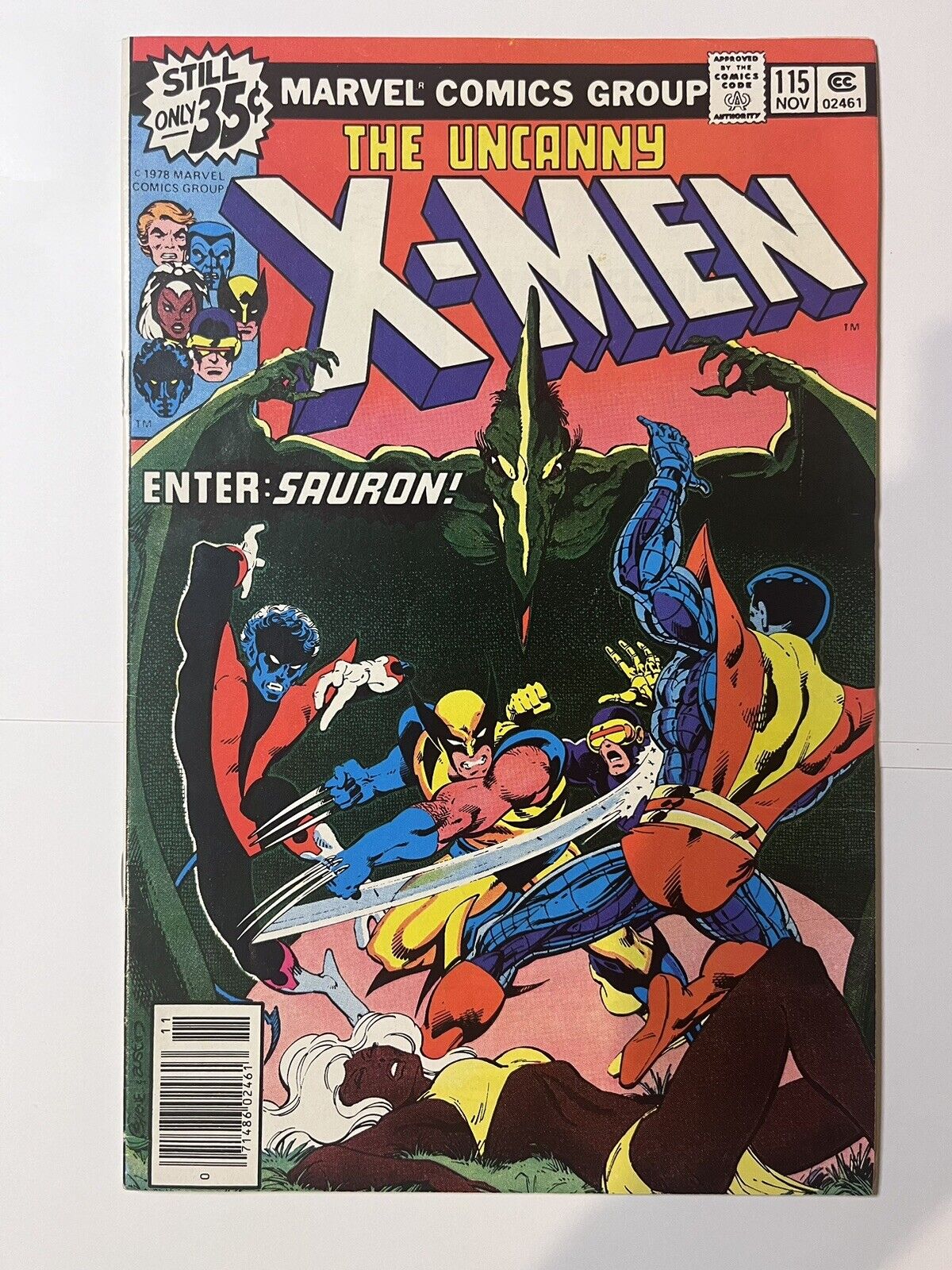 Uncanny X-Men #115 - Wolverine Sauron Marvel 1978 Comics NM