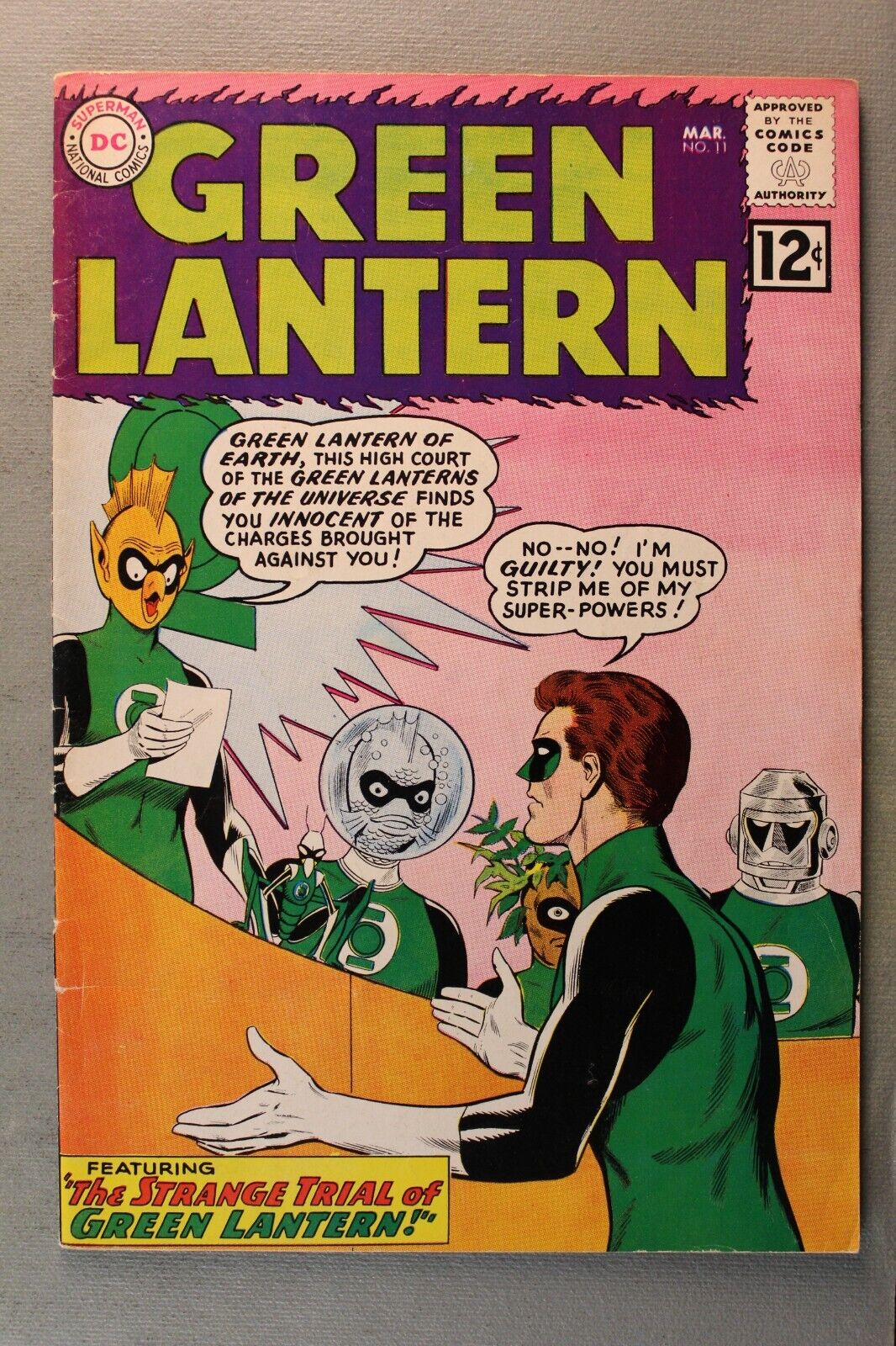 Green Lantern #11 *1962* Featuring: 