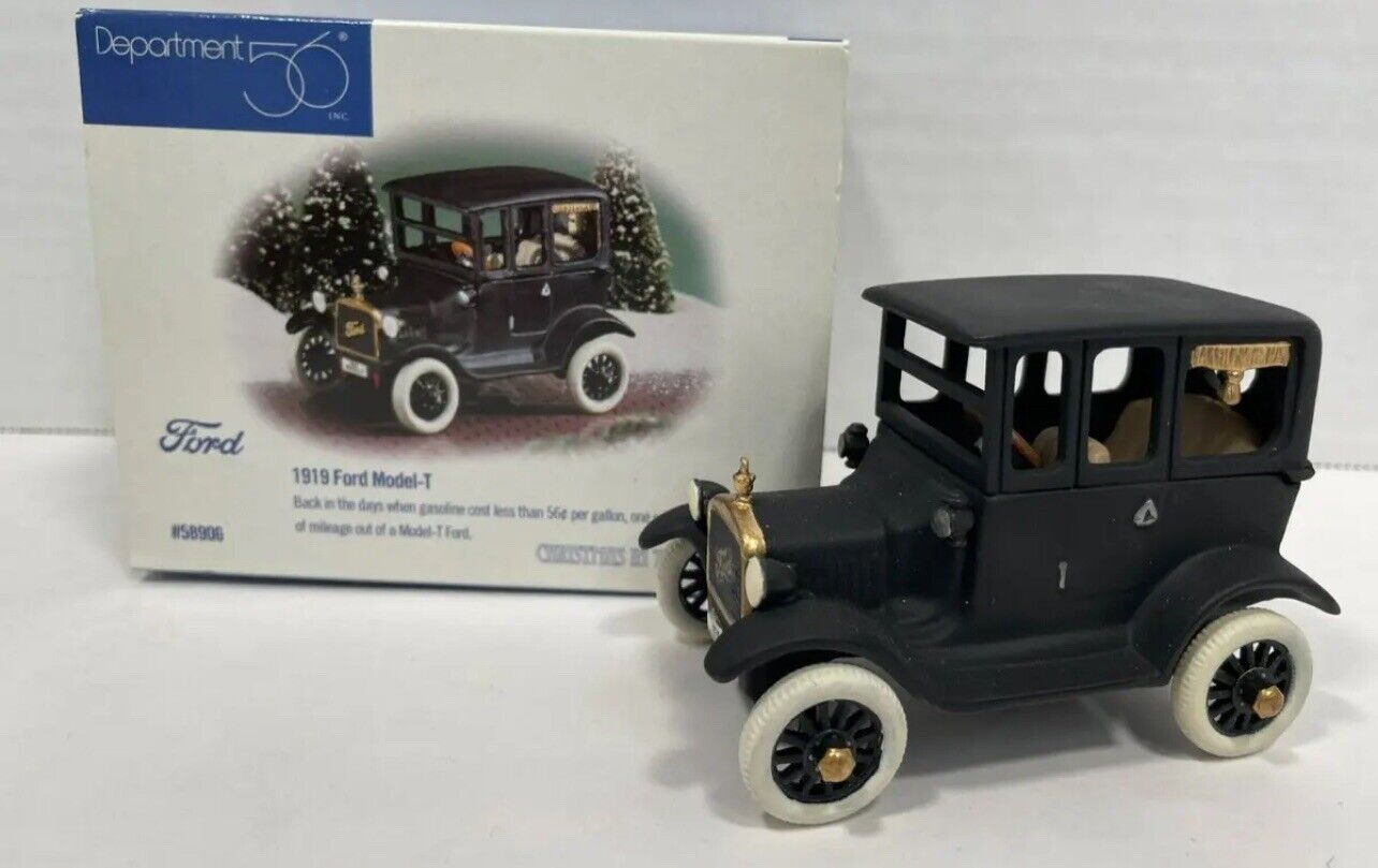 DEPT 56 1919 FORD MODEL T CHRISTMAS IN THE CITY HERITAGE VILLAGE