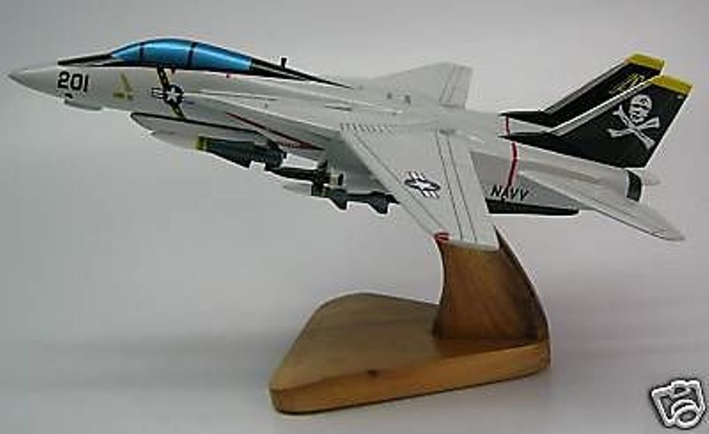 F-14 Tomcat Grumman F14 Airplane Wood Model 