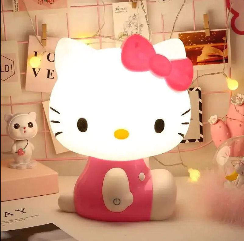 Cute Hello Kitty LED Lamp Touch LED Night Light Perfect for Gift New