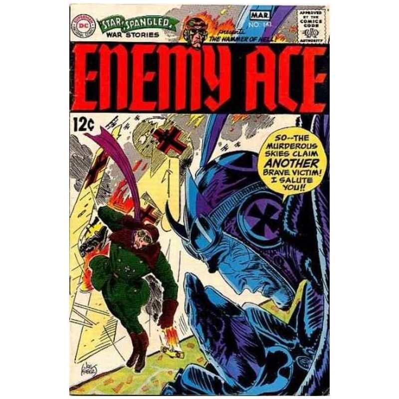 Star Spangled War Stories #143  - 1952 series DC comics Fine minus [i,