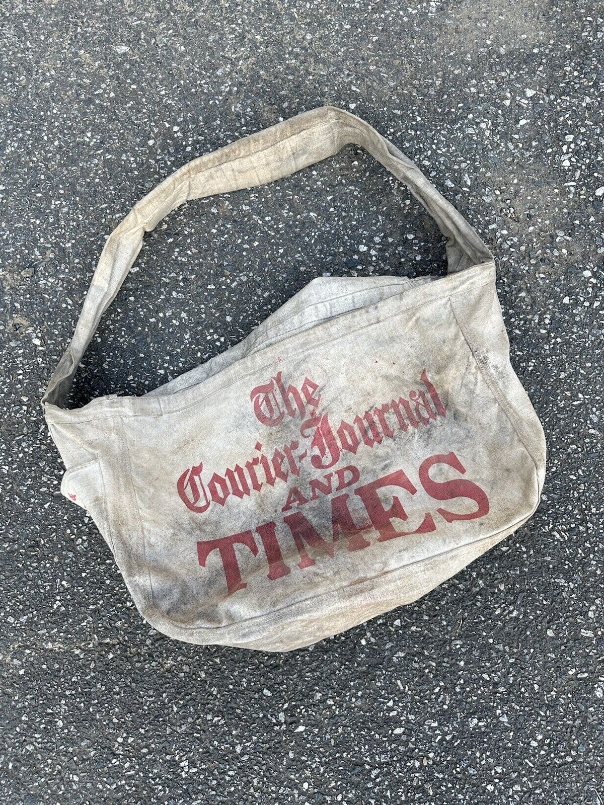 the courier journal And Times newspaper Bag Vintage Louisville Ky 