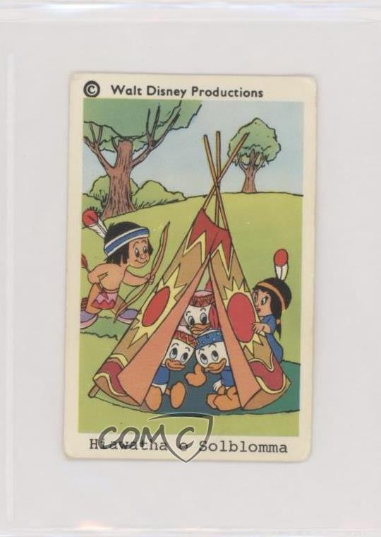 1966 Dutch Gum Disney Unnumbered Copyright at Top Hiawatha o Solblomman f5h