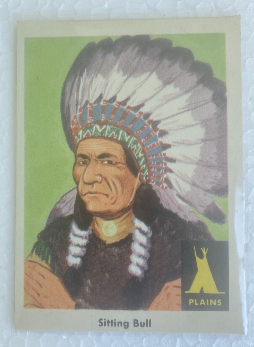 Vintage 1959 Indian Fleer Card #1 Sitting Bull  A Virgin card
