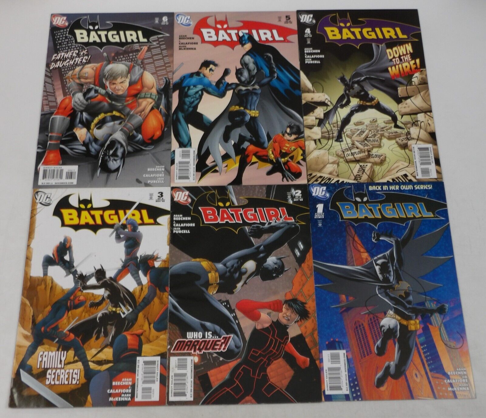 Batgirl Vol. 2 #1-6 FN VF/NM complete series Cassandra Cain DC Comics 2008