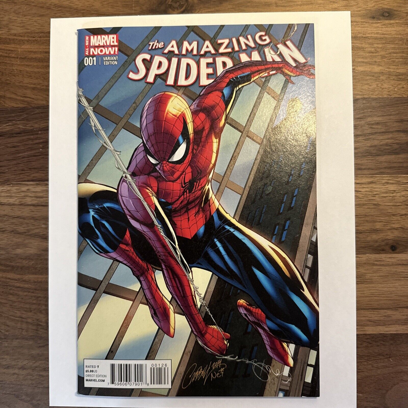 The Amazing Spider-Man #1 J Scott Campbell variant 2014
