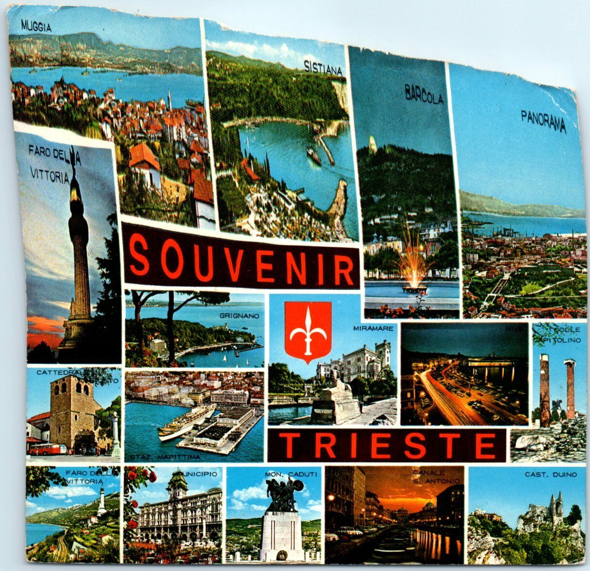 Postcard - Souvenir from Trieste, Italy