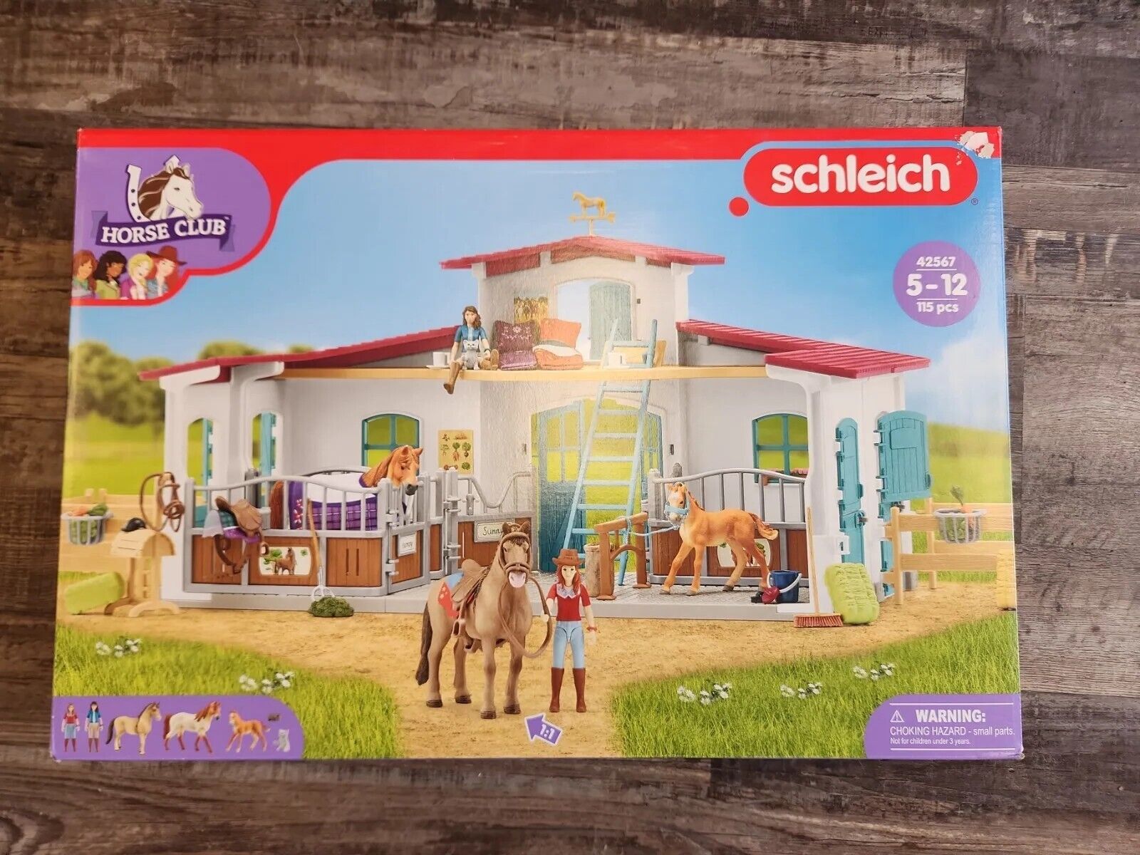 Schleich Horse Toys and Playsets, 41 Piece Set Lakeside Country Riding New