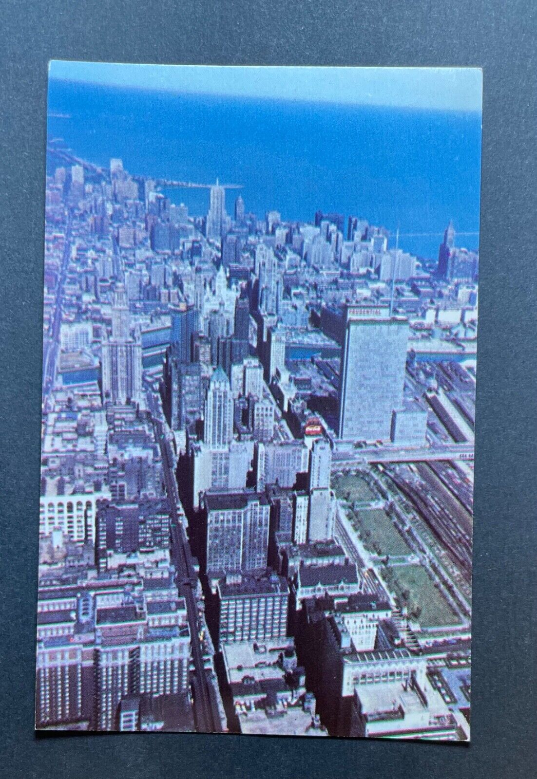 Chicago Illinois IL Postcard Aerial Of The Loop beautiful Coastline