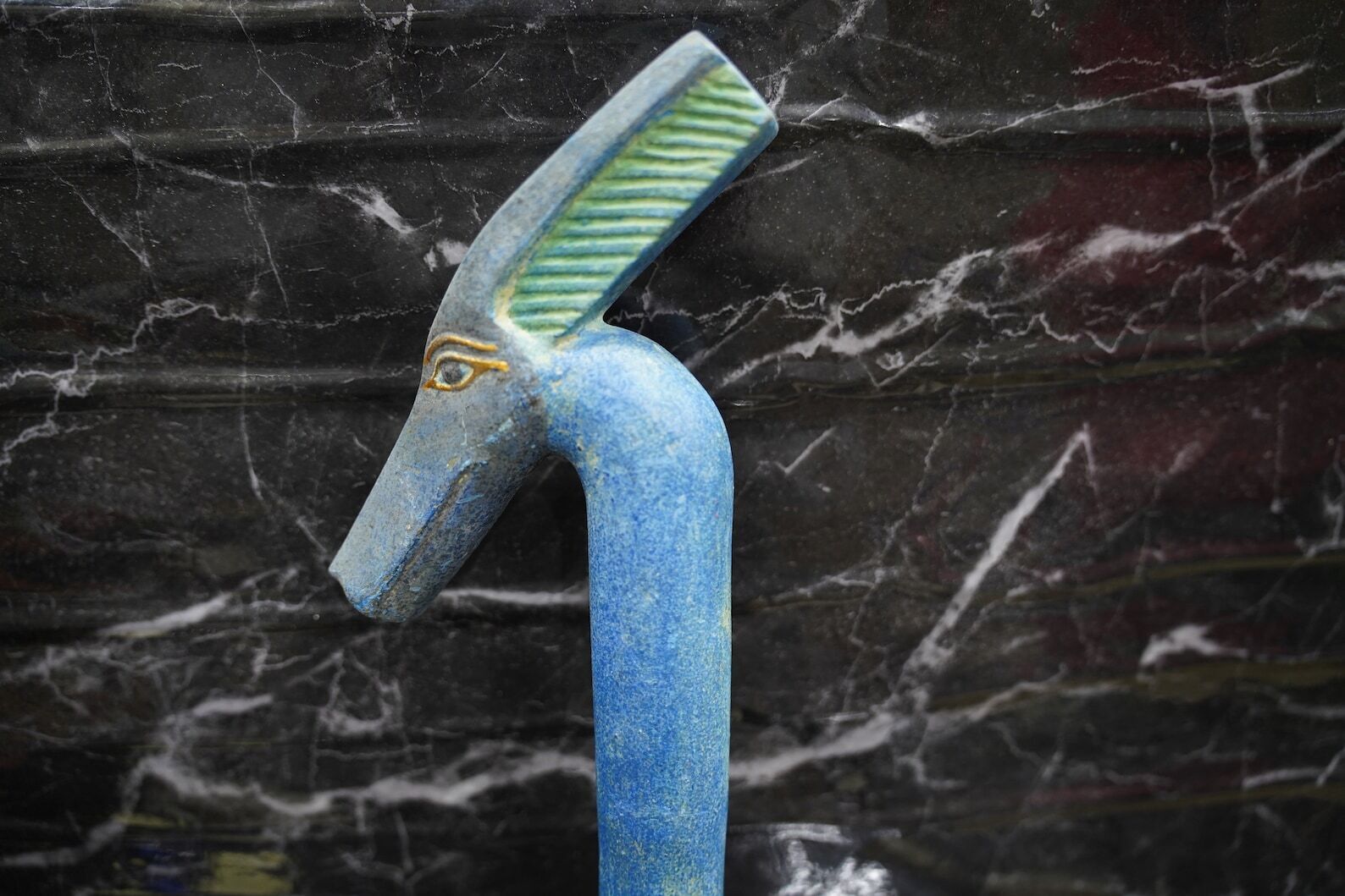 Amazing Ancient Egyptian Was-scepter (Symbol of Royal Authority)