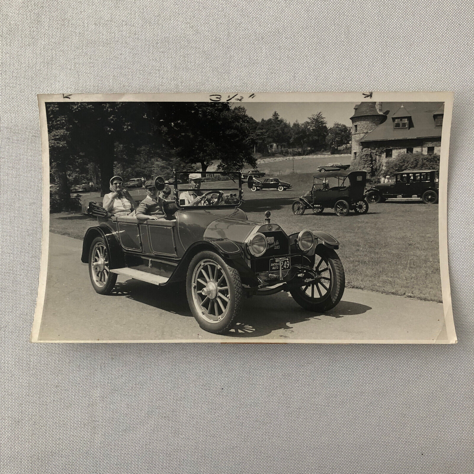 Vintage 1915 Oldsmobile 42 Automobile at 1958 Car Show Photo Photograph Print 