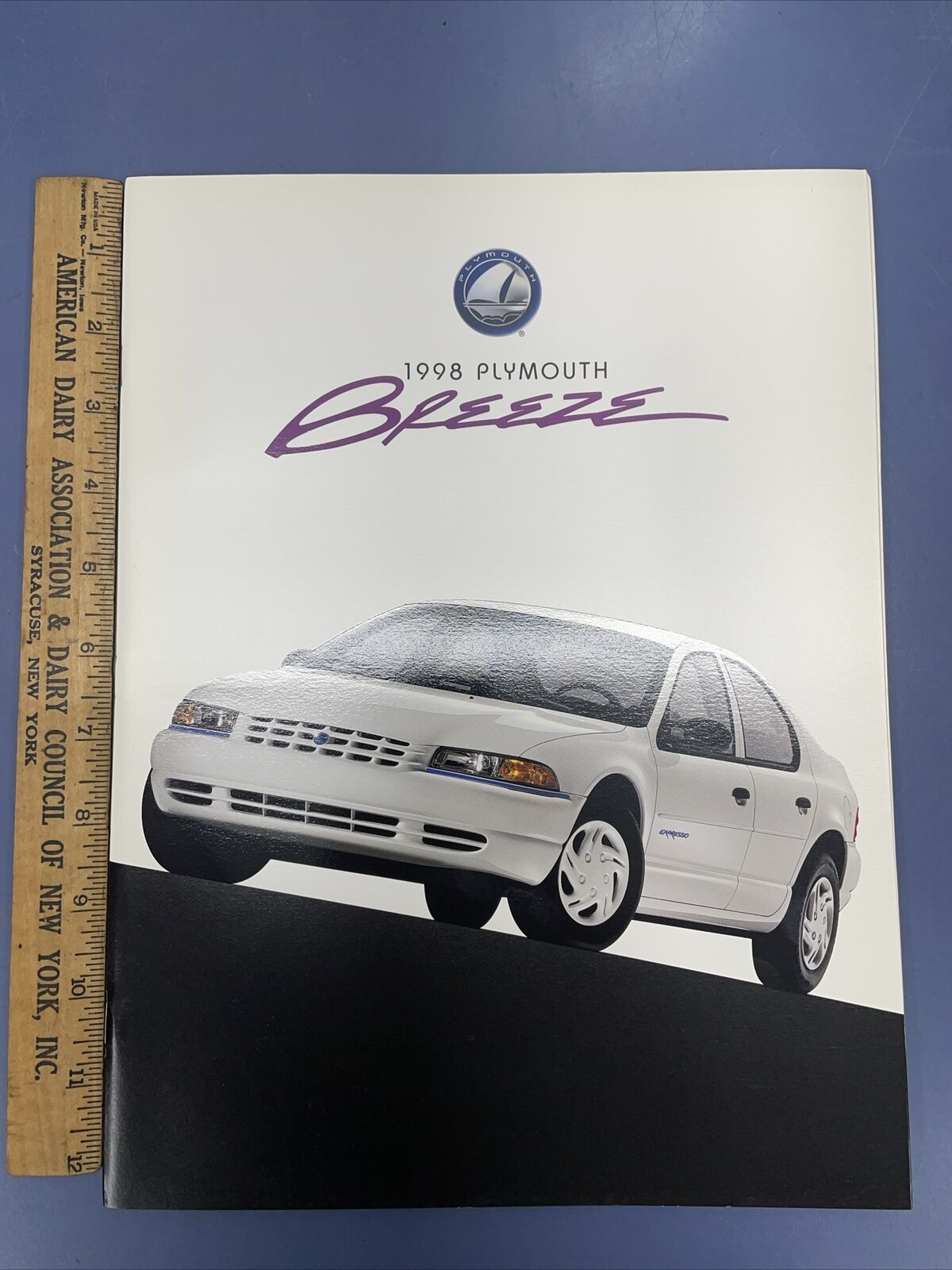 Vintage 1998 NOS Plymouth Breeze Deluxe Dealership Brochure 26 Pages Prowler Pic