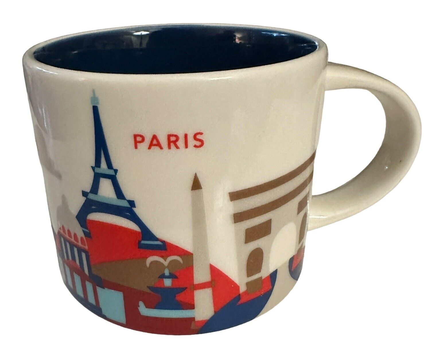Starbucks You Are Here Collection Paris France Mug 14 Oz Eiffel Tower