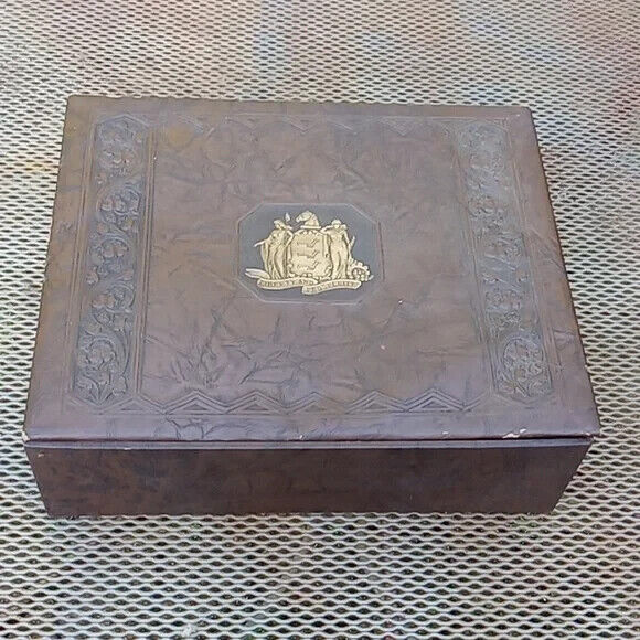 vintage 1940s english silverware box