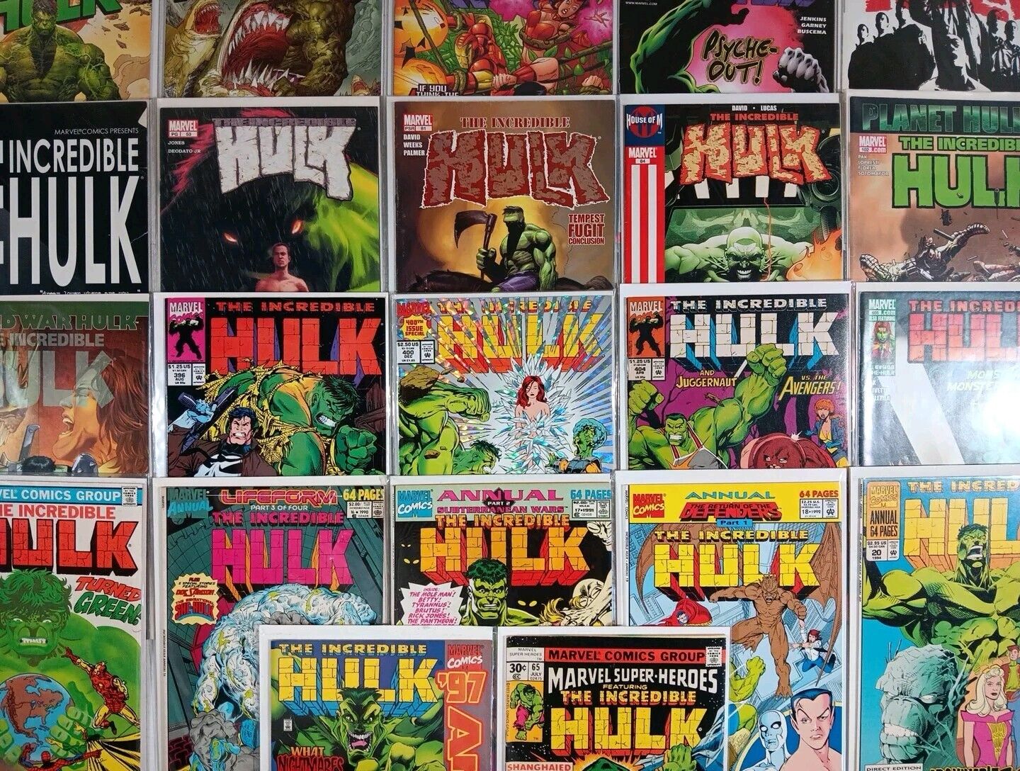 Marvel Comic Book Lot Incredible Hulk