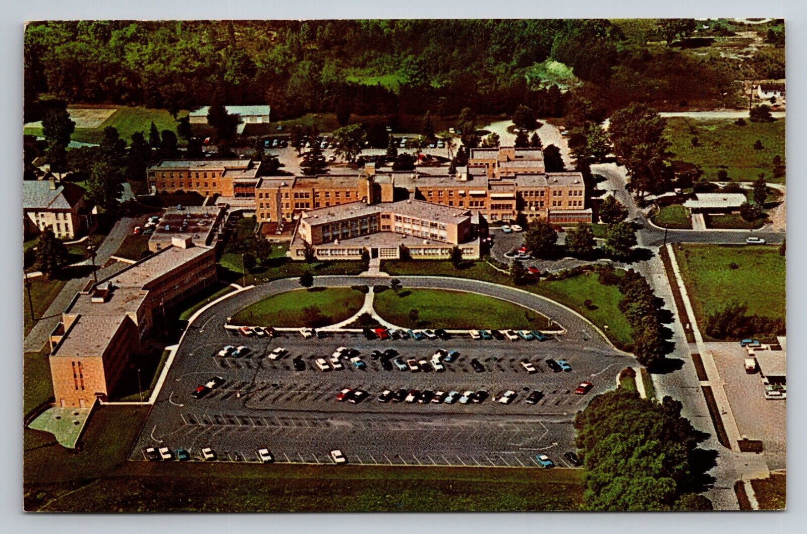 Munson Medical Center Traverse City Michigan Vintage Unposted Postcard Aerial
