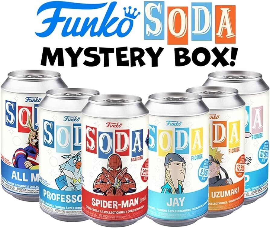 4X Funko Soda Disney's characters randomly selected